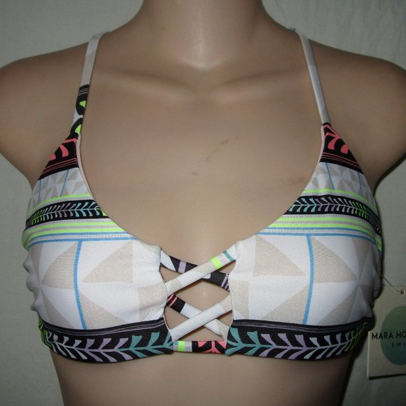 MARA HOFFMAN Pinwheel Stone Bikini S top M Bottom - Picture 6 of 8